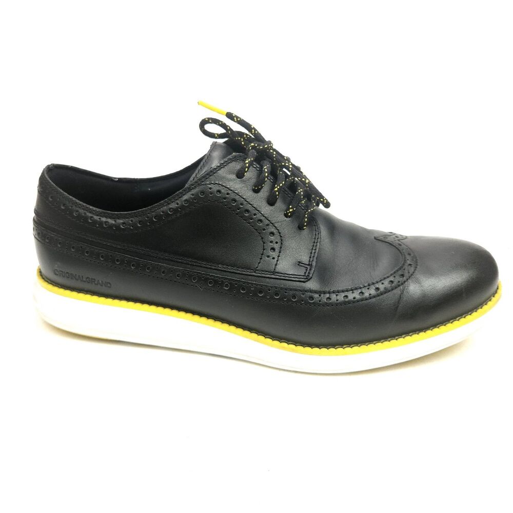 Mens Cole Haan Original Grand 360 Black Spikeless Golf Shoes SZ 12 M